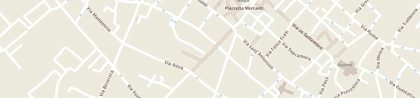 Mappa della impresa cappelleria tandem a PIACENZA