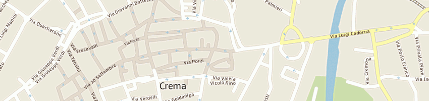 Mappa della impresa zanovello maurizio e c sas a CREMA