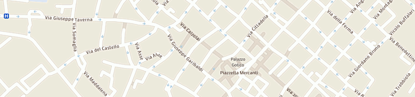 Mappa della impresa la ca' di sass a PIACENZA