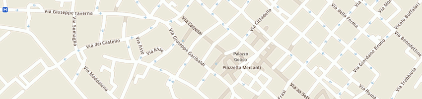 Mappa della impresa castilia srl a PIACENZA