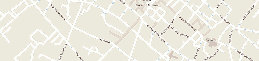 Mappa della impresa ceylon di testa italo a PIACENZA