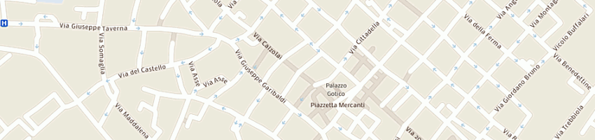 Mappa della impresa ottica pomare' (sas) a PIACENZA