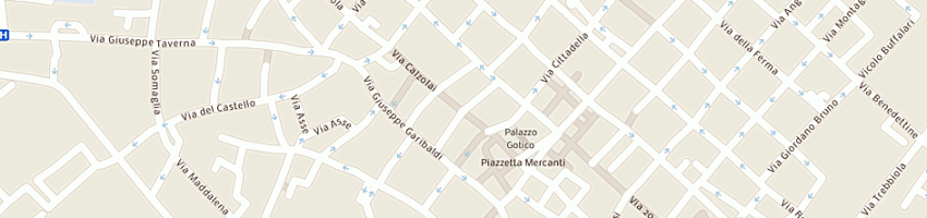 Mappa della impresa osa di bianchi fiorangela e c snc a PIACENZA