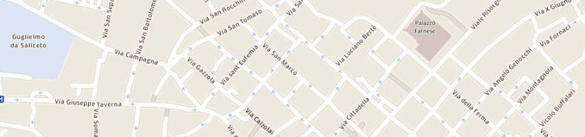 Mappa della impresa cigala alberto a PIACENZA