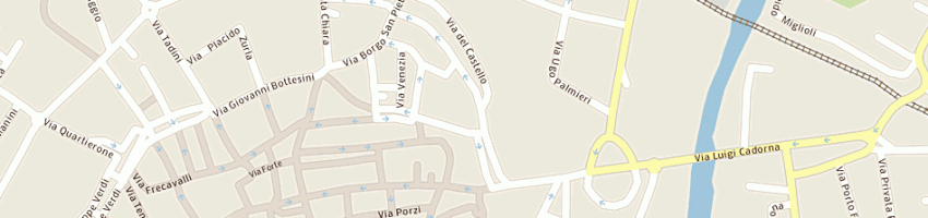 Mappa della impresa fiorentini giuseppe a a CREMA