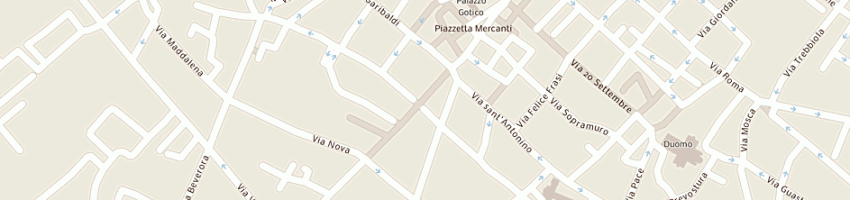 Mappa della impresa calzoleria pirola snc di cesare pirola e c a PIACENZA