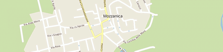 Mappa della impresa comune di mozzanica - ambulatorio medico a MOZZANICA