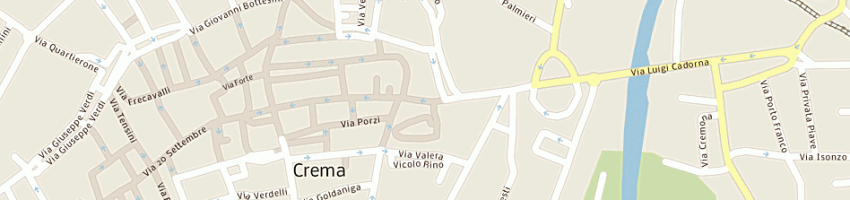 Mappa della impresa genzini snc di genzini tiziana e c a CREMONA