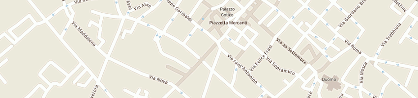 Mappa della impresa gioielleria fermi srl a PIACENZA