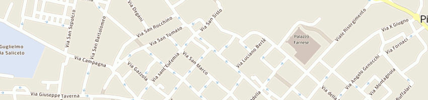 Mappa della impresa radio piacenza a PIACENZA