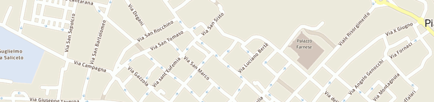 Mappa della impresa studio contabile ag di giafusti e c sas a PIACENZA