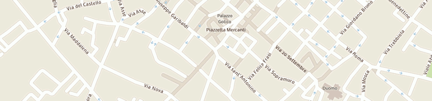 Mappa della impresa pinalli profumerie srl a PIACENZA