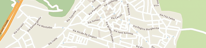 Mappa della impresa azara raimondo a SINISCOLA