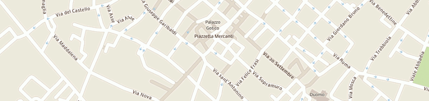 Mappa della impresa baggi lucia a PIACENZA