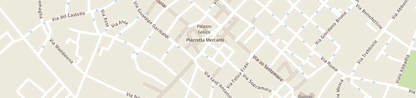 Mappa della impresa gsa (sas) a PIACENZA