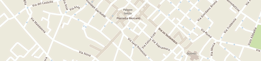Mappa della impresa sindacato autonomo bancari fabi a PIACENZA