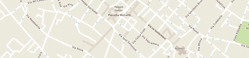 Mappa della impresa angelo sport (snc) a PIACENZA