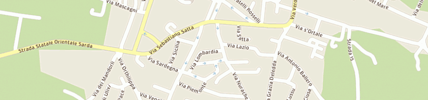 Mappa della impresa siddi merlini gesuina a NUORO