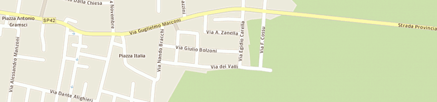 Mappa della impresa barti gianluca autotrasporti a PODENZANO