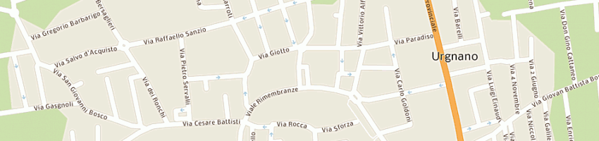 Mappa della impresa esposito giovanni e c (snc) a URGNANO