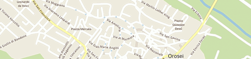 Mappa della impresa albergo ristorante da giovanni a NUORO