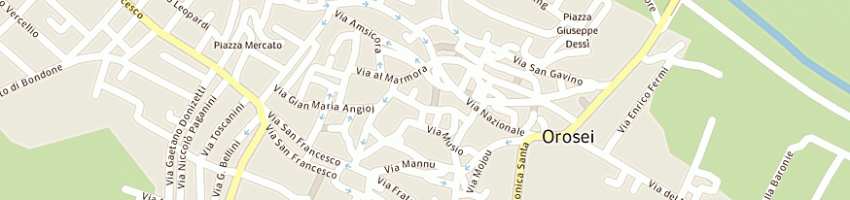 Mappa della impresa gaias antonio a OROSEI