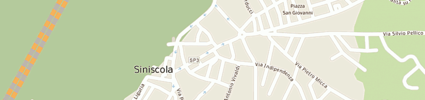 Mappa della impresa ser com srl a SINISCOLA