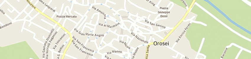 Mappa della impresa galleria il portico a NUORO