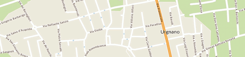 Mappa della impresa catti silvio a URGNANO