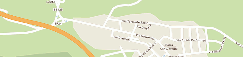 Mappa della impresa messina maurizio a BUDONI
