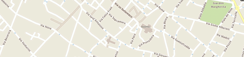 Mappa della impresa baruffaldi alfonso a PIACENZA