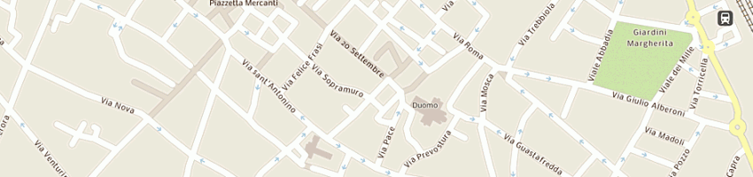 Mappa della impresa il golosone snc di zucchini gian luca e tiramani alberta a PIACENZA