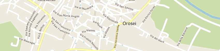 Mappa della impresa sasol point n 16 a OROSEI