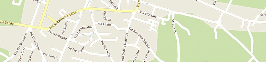 Mappa della impresa studio veterinario dr gabrielli sergio a OROSEI