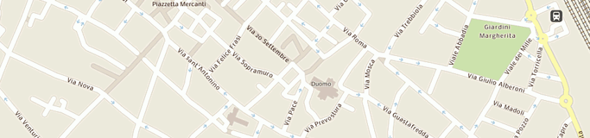 Mappa della impresa pazu srl a PIACENZA