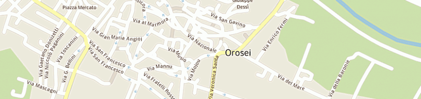 Mappa della impresa de logu maria patrizia a OROSEI
