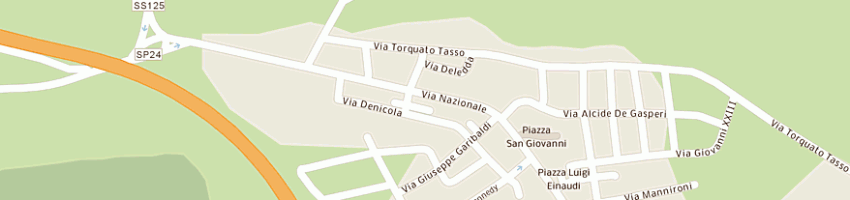 Mappa della impresa demuru a BUDONI
