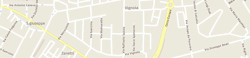 Mappa della impresa poggi dario a PIACENZA