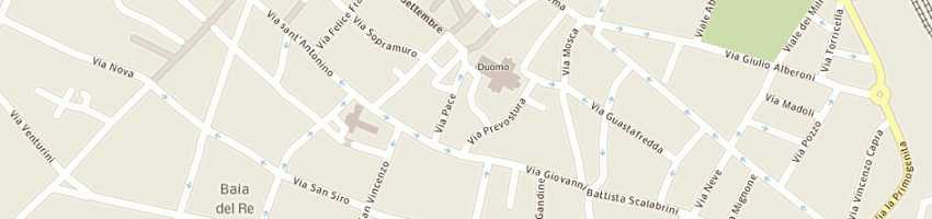 Mappa della impresa le mani e la luna (snc) a PIACENZA