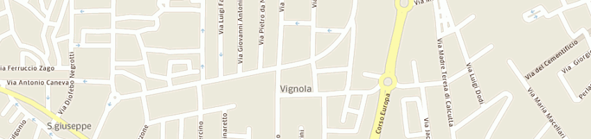 Mappa della impresa beretta anna a PIACENZA