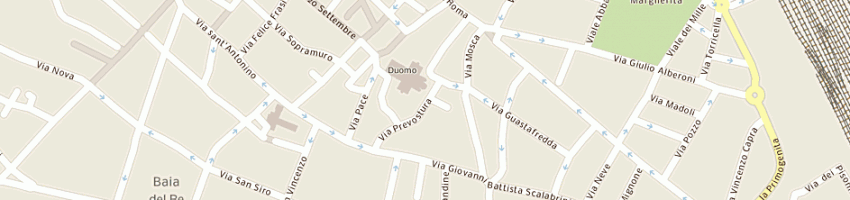 Mappa della impresa dossena bernardo a PIACENZA