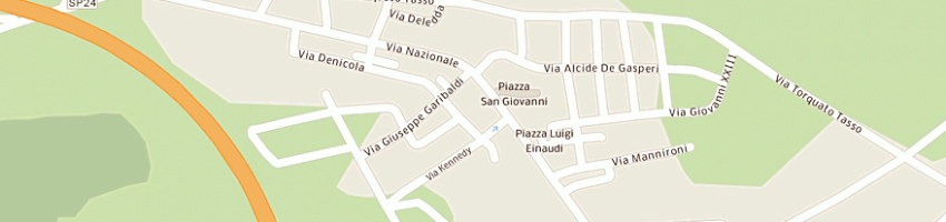 Mappa della impresa sechi stefania vittoria a BUDONI