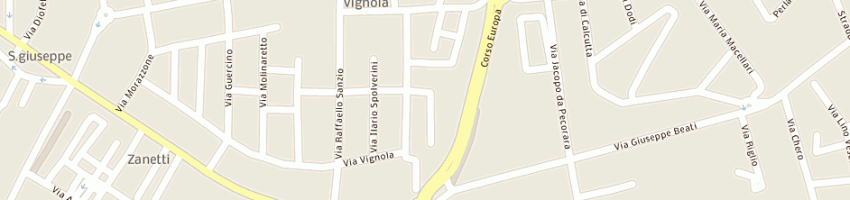 Mappa della impresa romanini snc di romanini cesare e c a PIACENZA