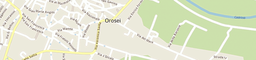 Mappa della impresa edil frau srl a OROSEI