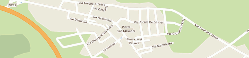 Mappa della impresa le gioie di spina francesca ea a BUDONI