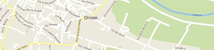Mappa della impresa la grande mela snc di camboni giuseppina e lupino giovanna a OROSEI