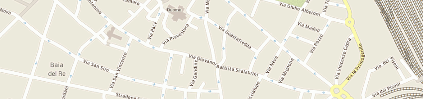 Mappa della impresa bacciocchi lodovico a PIACENZA