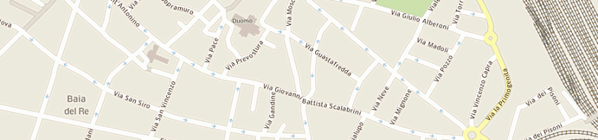 Mappa della impresa stabellini carlo a PIACENZA