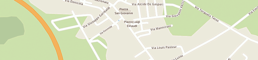 Mappa della impresa cucculliu giovanni a BUDONI