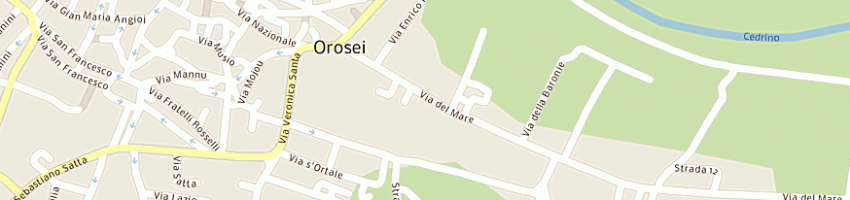 Mappa della impresa mediatel srl a OROSEI